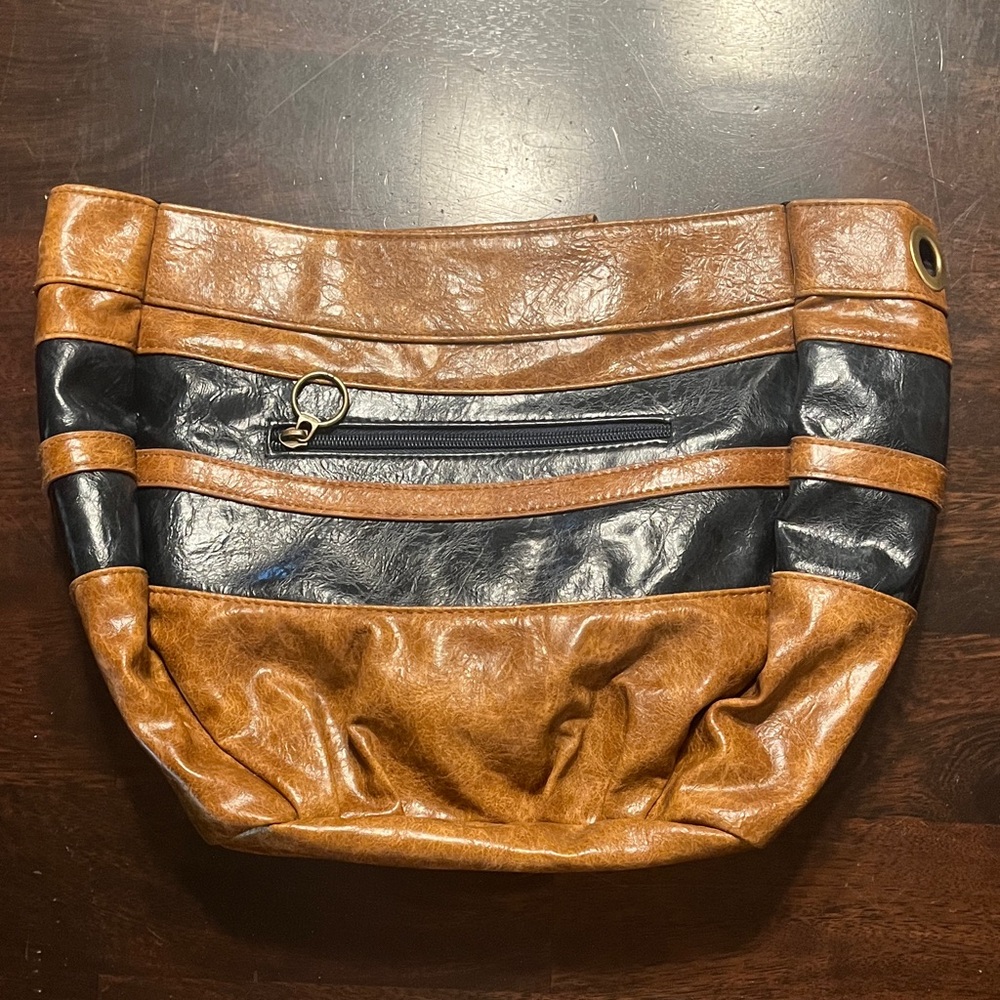 Miche ‘Madison’ Brown & Navy Demi Size Shell - Picture 5 of 12